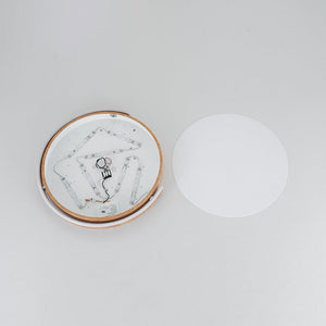 LightFixturesUSA - Scandinavian Dimmable LED Round Wood Grain Flush Mount - Ceiling Light - 20.5 in - 
