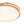 LightFixturesUSA - Scandinavian Dimmable LED Round Wood Grain Flush Mount - Ceiling Light - 20.5 in - 