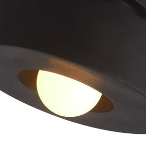 LightFixturesUSA - Scandinavian Minimalist Red Velvet Round Single Ceiling Light - Ceiling Light - Red (Pre - Order) - 