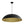 LightFixturesUSA - Scandinavian Retro Oversized Black Gold Flat Dome Metal Pendant - Chandelier - Black+Gold - 