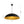 LightFixturesUSA - Scandinavian Retro Oversized Black Gold Flat Dome Metal Pendant - Chandelier - Black+Gold - 