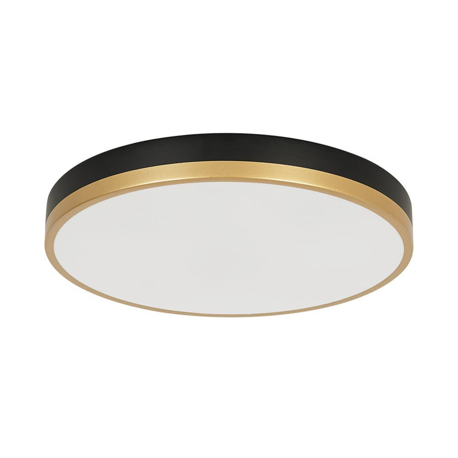 LightFixturesUSA - Scandinavian Round Dimmable LED Ceiling Light DIP Switch - Ceiling Light - White+Gold - 
