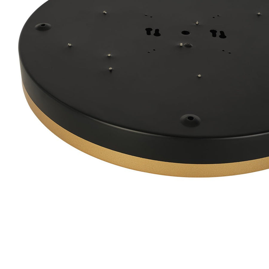 LightFixturesUSA - Scandinavian Round Dimmable LED Ceiling Light DIP Switch - Ceiling Light - White+Gold - 