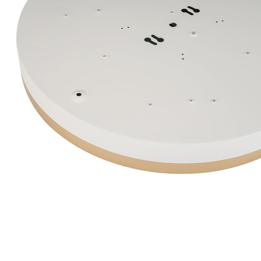 LightFixturesUSA - Scandinavian Round Dimmable LED Ceiling Light DIP Switch - Ceiling Light - White+Gold - 