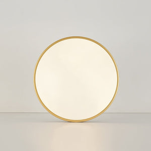 LightFixturesUSA - Scandinavian Round Dimmable LED Ceiling Light DIP Switch - Ceiling Light - White+Gold - 