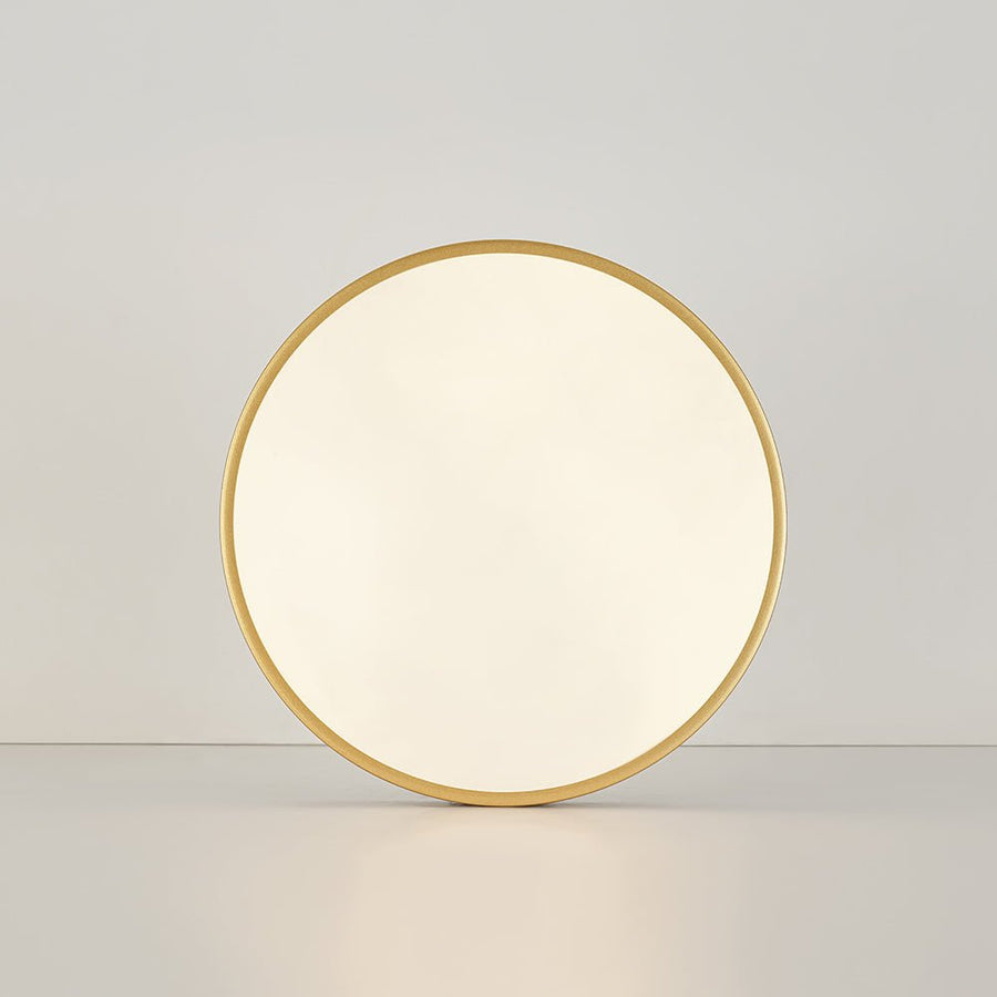 LightFixturesUSA - Scandinavian Round Dimmable LED Ceiling Light DIP Switch - Ceiling Light - White+Gold - 