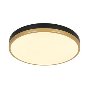 LightFixturesUSA - Scandinavian Round Dimmable LED Ceiling Light DIP Switch - Ceiling Light - White+Gold - 