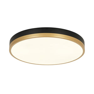 LightFixturesUSA - Scandinavian Round Dimmable LED Ceiling Light DIP Switch - Ceiling Light - White+Gold - 