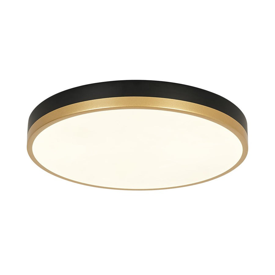 LightFixturesUSA - Scandinavian Round Dimmable LED Ceiling Light DIP Switch - Ceiling Light - White+Gold - 