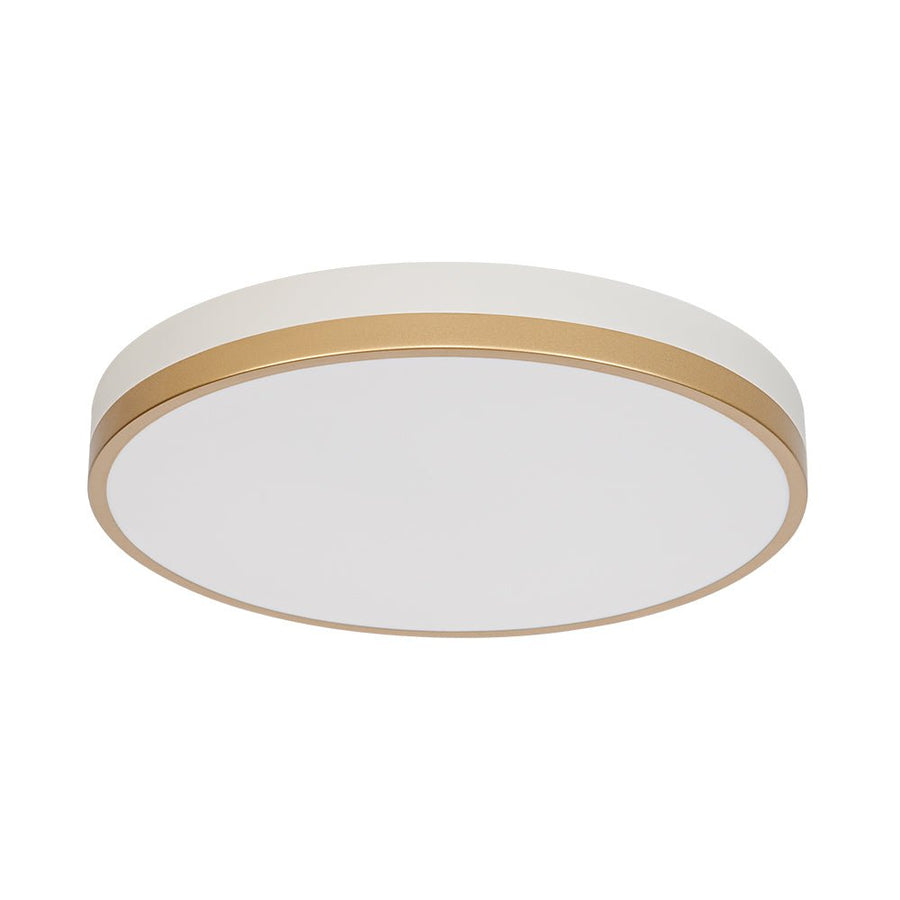 LightFixturesUSA - Scandinavian Round Dimmable LED Ceiling Light DIP Switch - Ceiling Light - White+Gold - 