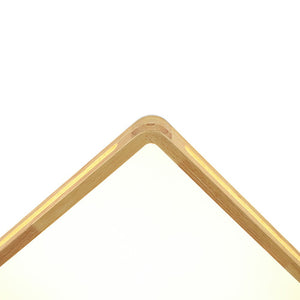 LightFixturesUSA - Scandinavian Wooden Dimmable LED Square Flush Mount - Ceiling Light - 15.7 in - 