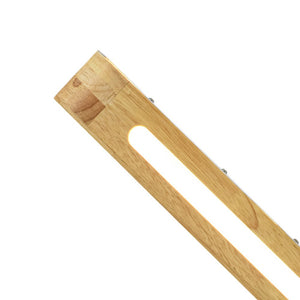 LightFixturesUSA - Scandinavian Wooden Dimmable LED Square Flush Mount - Ceiling Light - 15.7 in - 