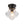 LightFixturesUSA - Schoolhouse 1 - light Round Clear Glass Shade Semi Flush Mount - Ceiling Light - Black - 