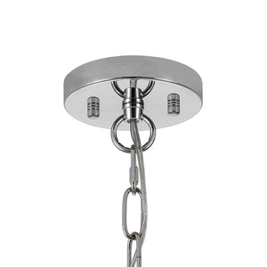 LightFixturesUSA - Sculptural Bloom Dandelion Crystal Floral Bubble Chandelier - Chandelier - Chrome - 