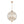 LightFixturesUSA-Sculptural Glam 6-Light Distressed Gold Crystal Orb Chandelier-Chandelier-22 in-