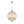 LightFixturesUSA-Sculptural Glam 6-Light Distressed Gold Crystal Orb Chandelier-Chandelier-22 in-