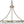 LightFixturesUSA - Shabby Chic Antique Silver Crystal Cage Pendant Light - Chandelier - 21.7 in. - 