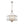 LightFixturesUSA - Shabby Chic Antique Silver Crystal Cage Pendant Light - Chandelier - 21.7 in. - 