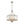 LightFixturesUSA - Shabby Chic Antique Silver Crystal Cage Pendant Light - Chandelier - 21.7 in. - 