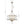 LightFixturesUSA - Shabby Chic Antique Silver Crystal Cage Pendant Light - Chandelier - 21.7 in. - 