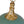 LightFixturesUSA - Shabby Chic Distressed Gilded Patina Teal Dome Pendant Light - Pendant Light - 15.7 in - 
