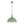 LightFixturesUSA - Shabby Chic Distressed Gilded Patina Teal Dome Pendant Light - Pendant Light - 15.7 in - 