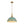 LightFixturesUSA - Shabby Chic Distressed Gilded Patina Teal Dome Pendant Light - Pendant Light - 15.7 in - 