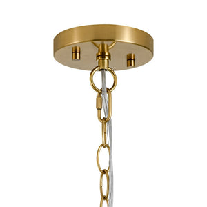 LightFixturesUSA - Shaker 1 - Light Brass White Iron Conical Kitchen Pendant - Pendant Light - 2 Packs - 