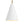 LightFixturesUSA - Shaker 1 - Light Brass White Iron Conical Kitchen Pendant - Pendant Light - 2 Packs - 