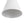 LightFixturesUSA - Shaker 1 - Light Brass White Iron Conical Kitchen Pendant - Pendant Light - 2 Packs - 