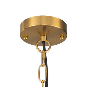 LightFixturesUSA - Shaker Brass Black 1 - Light Metal Conical Kitchen Pendant - Pendant Light - 15 in - 