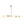 LightFixturesUSA - Shine Opal Glass Globe Linear Branch Island Chandelier - Chandelier - Brass - 