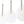 LightFixturesUSA - Silver 5 - Light Clear Glass Teardrop Linear Island Pendant - Chandelier - Silver - 