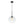 LightFixturesUSA - Simple Mid - Century 1 - Light Clear Glass Globe Pendant Light - Pendant Light - Black - 