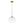 LightFixturesUSA - Simple Mid - Century 1 - Light Clear Glass Globe Pendant Light - Pendant Light - Black - 