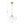 LightFixturesUSA - Simple Mid - Century 1 - Light Clear Glass Globe Pendant Light - Pendant Light - Black - 