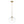 LightFixturesUSA - Simple Mid - Century 1 - Light Clear Glass Globe Pendant Light - Pendant Light - Brass - 