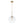 LightFixturesUSA - Simple Mid - Century 1 - Light Clear Glass Globe Pendant Light - Pendant Light - Brass - 