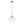 LightFixturesUSA - Simple Mid - Century 1 - Light Clear Glass Globe Pendant Light - Pendant Light - Brass - 