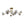 LightFixturesUSA - Smoked Glass Bubble Branch Sputnik Semi Flush Chandelier - Chandelier - Brass (Pre - Order & 2 - 3 Weeks) - 