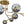 LightFixturesUSA - Smoked Glass Bubble Branch Sputnik Semi Flush Chandelier - Chandelier - Brass (Pre - Order & 2 - 3 Weeks) - 