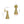 LightFixturesUSA-Starry 1-Light Brass Metal Cone Armed Vanity Wall Sconce-Wall Sconce-2 Packs-