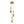LightFixturesUSA - Starry 3 - Light Cluster Metal Hourglass Shade Round Pendant - Pendant Light - Brass - 