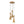 LightFixturesUSA - Starry 3 - Light Cluster Metal Hourglass Shade Round Pendant - Pendant Light - Brass - 