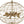 LightFixturesUSA - Statement Brass Cluster Ribbed Glass Bubble Orb Chandelier - Chandelier - Brass - 
