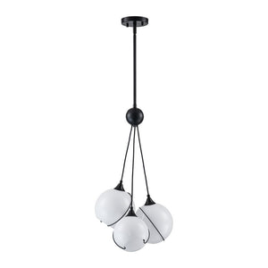 LightFixturesUSA - Statement Shine Opal Glass Globe Cluster Chandelier - Chandelier - 6 - Lt - 