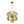 LightFixturesUSA - Summer Art Deco Bloom Green Lotus Leaf Sunburst Chandelier - Chandelier - Brass - 