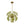 LightFixturesUSA - Summer Art Deco Bloom Green Lotus Leaf Sunburst Chandelier - Chandelier - Brass - 