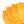 LightFixturesUSA-Sunshine Orange Glass Pleated Flower Scalloped Ceiling Light-Ceiling Light-13.8 in-