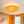 LightFixturesUSA-Sunshine Orange Glass Pleated Flower Scalloped Ceiling Light-Ceiling Light-13.8 in-